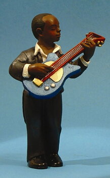 Jazzfigur: Basgitarr - All That Jazz 12 cm