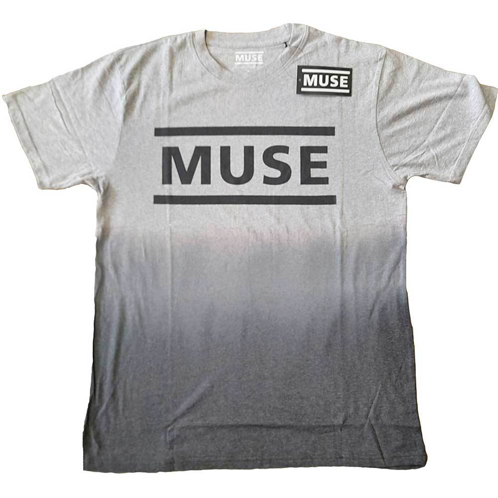 Muse Unisex T-Shirt: Logo (Dip-Dye) (Small)