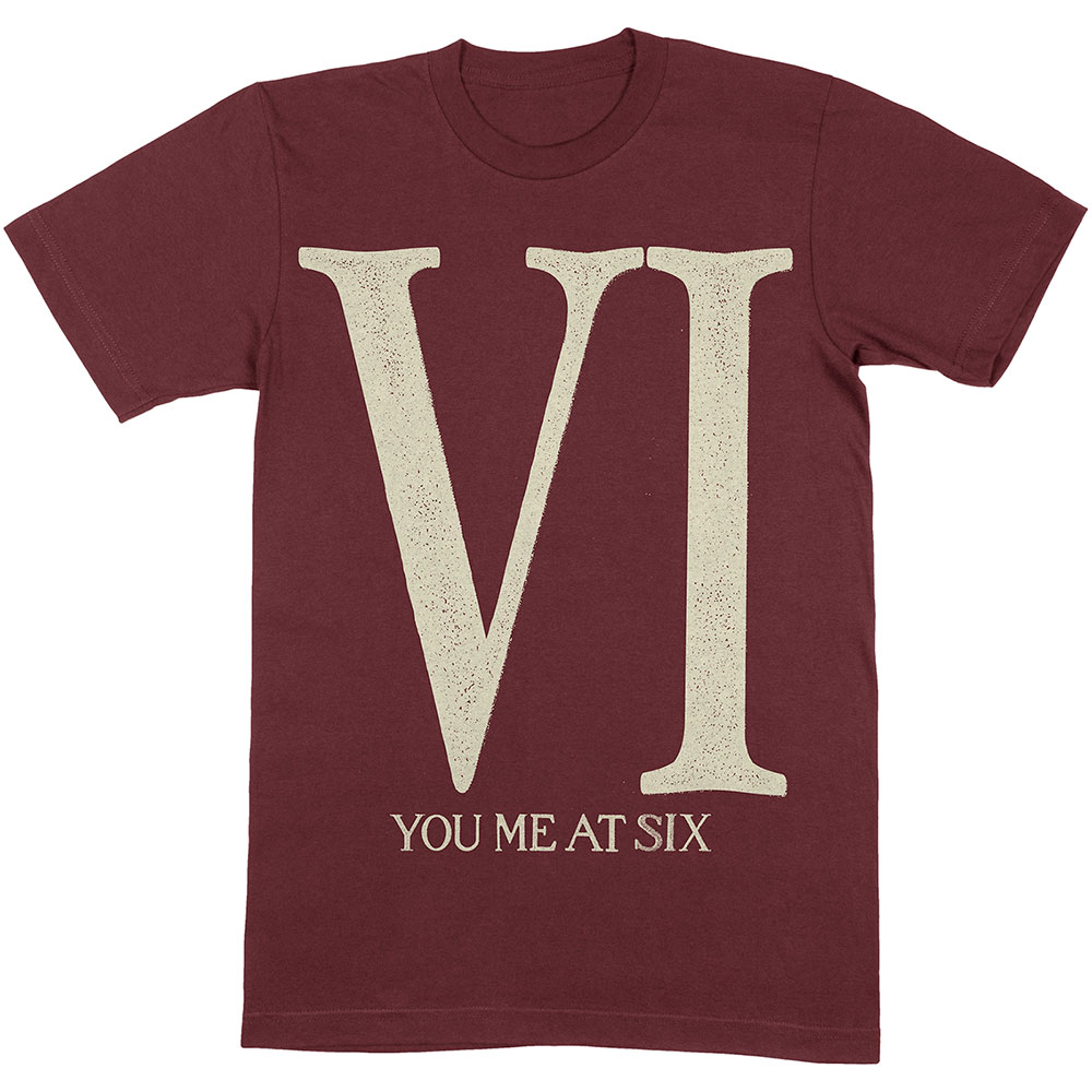 You Me At Six Unisex T-Shirt: Roman VI (Large)