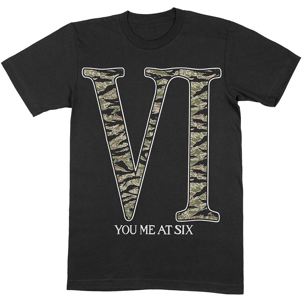 You Me At Six Unisex T-Shirt: Camo VI (Large)