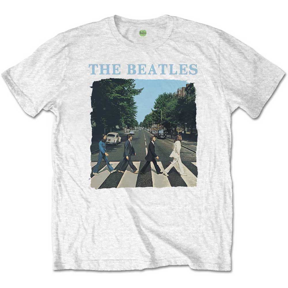 The Beatles Unisex T-Shirt: Abbey Road & Logo (Retail Pack) (Large) - 2
