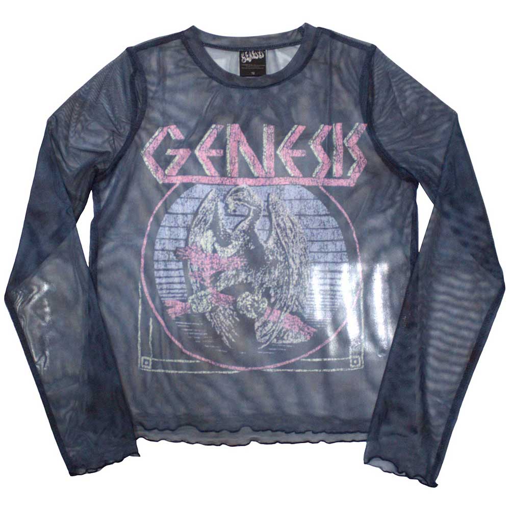 Genesis Ladies Long Sleeve T-Shirt: Bird Hand (Mesh) (Medium)