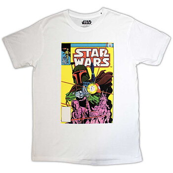 Star Wars Unisex T-Shirt: Boba Fett Comic Cover (X-Large)