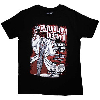 101 Dalmatians Unisex T-Shirt: Cruella Tour (X-Large)