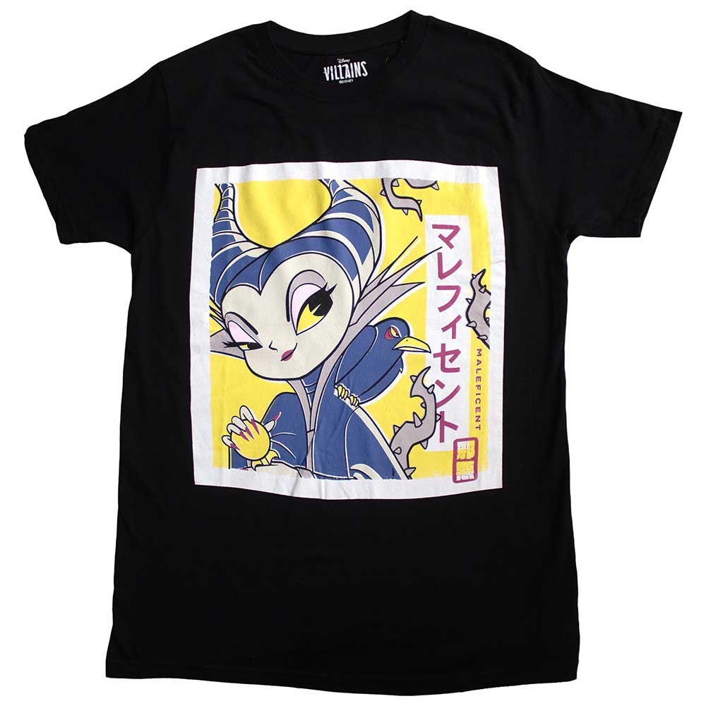 Maleficent Unisex T-Shirt: Sleeping Beauty Maleficent Japanese (X-Large)