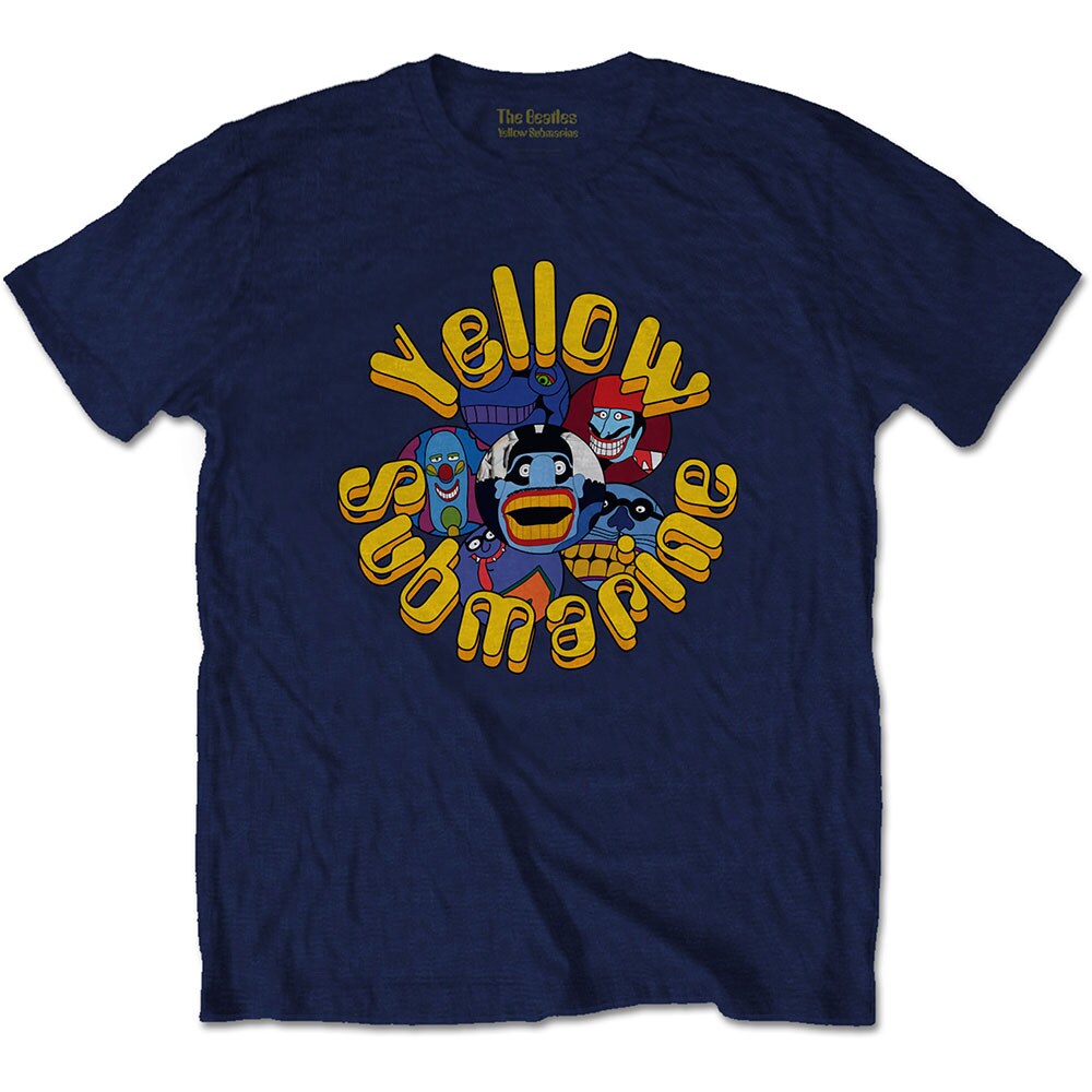 The Beatles Unisex T-Shirt: Yellow Submarine Baddies (Small)
