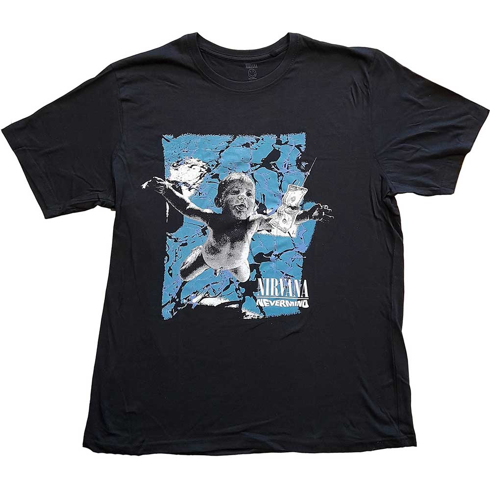 Nirvana Unisex T-Shirt: Nevermind Cracked (Small)