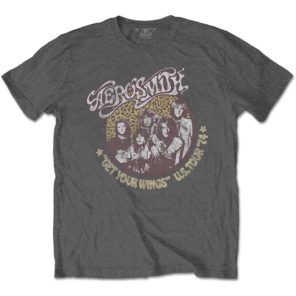 Aerosmith Unisex T-Shirt: Cheetah Print (XX-Large)