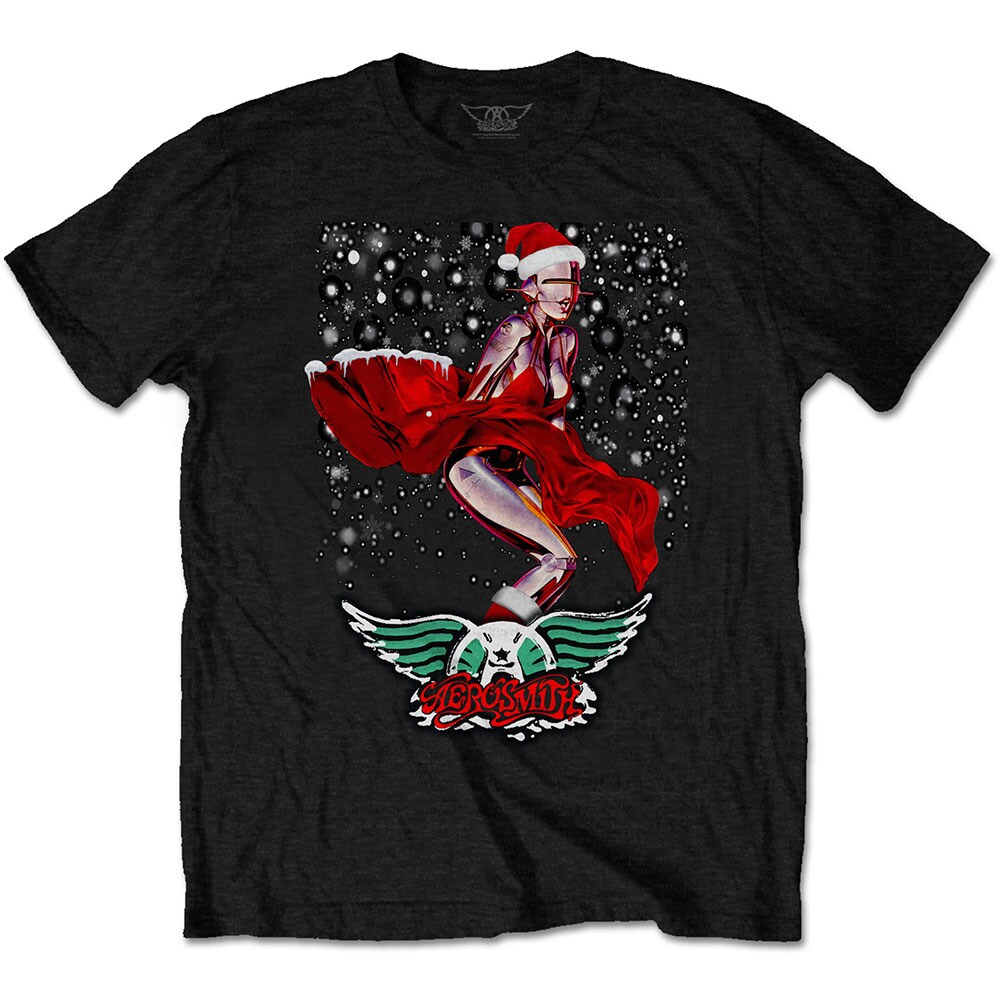 Aerosmith Unisex T-Shirt: Robo Santa (XX-Large)