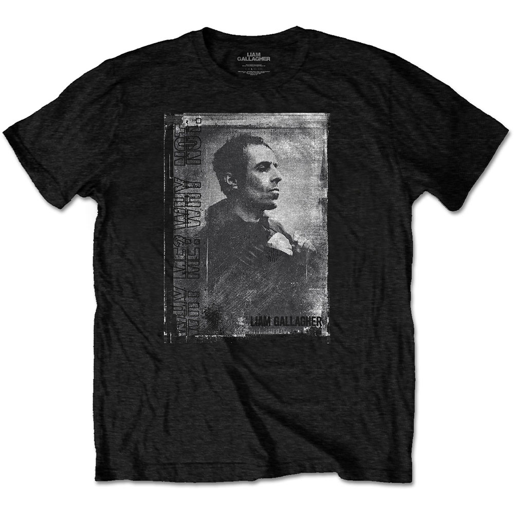 Liam Gallagher Unisex T-Shirt: Monochrome (X-Large)