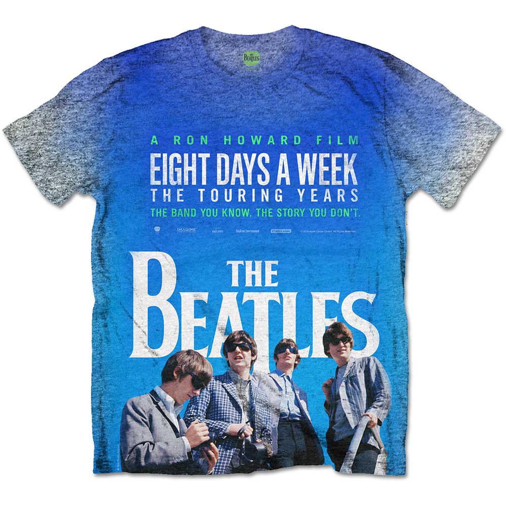 The Beatles Unisex Sublimation T-Shirt: 8 Days a Week Movie Poster (X-Large) - 2
