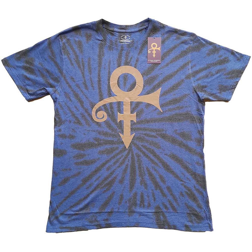 Prince Unisex T-Shirt: Gold Symbol (Dip-Dye) (X-Large)