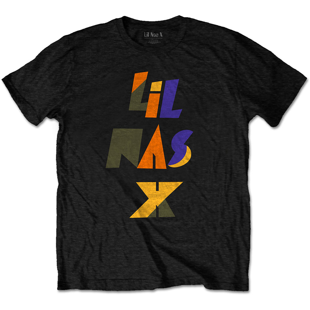 Lil Nas X Unisex T-Shirt: Scrap Letters (X-Large)