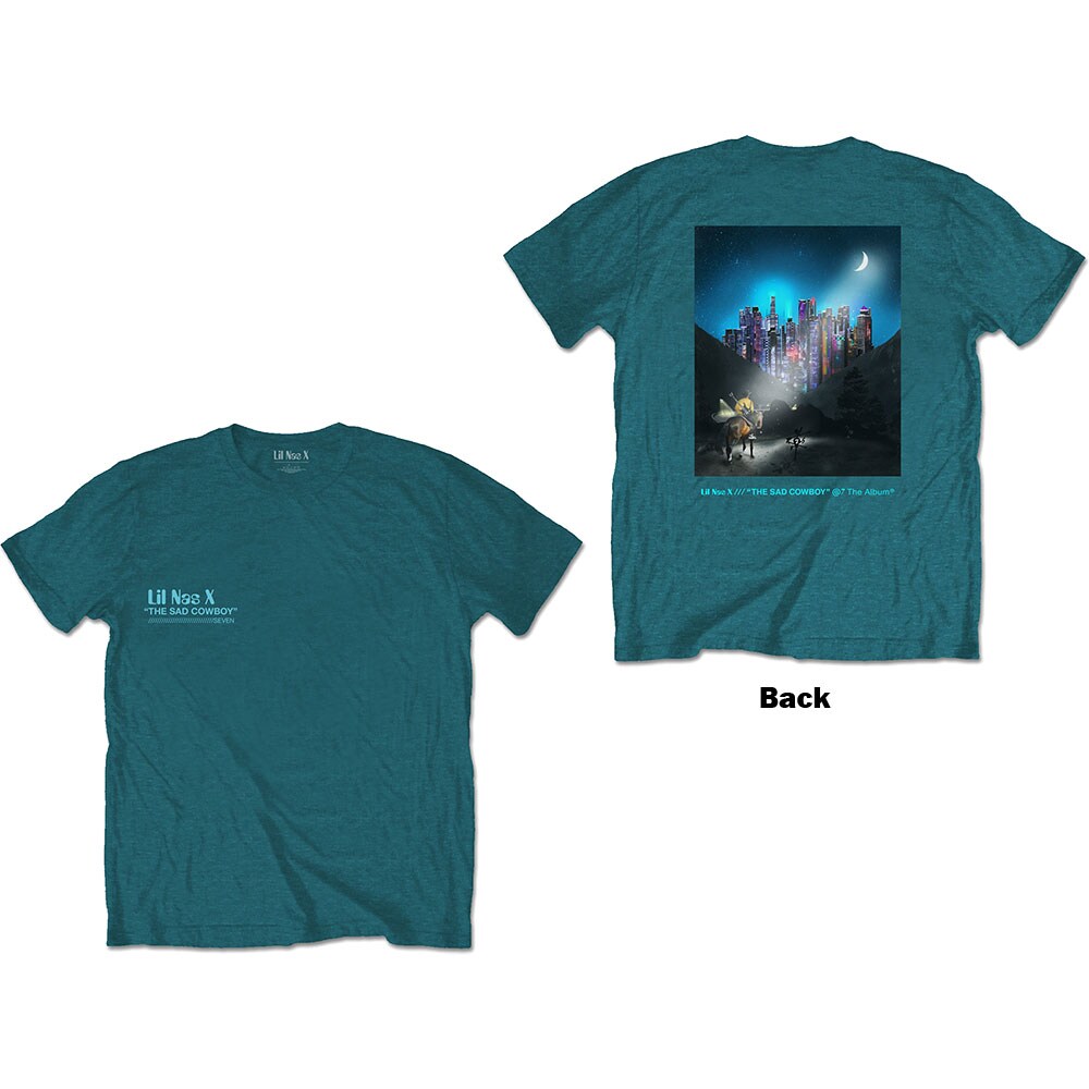 Lil Nas X Unisex T-Shirt: Album (Back Print) (X-Large)