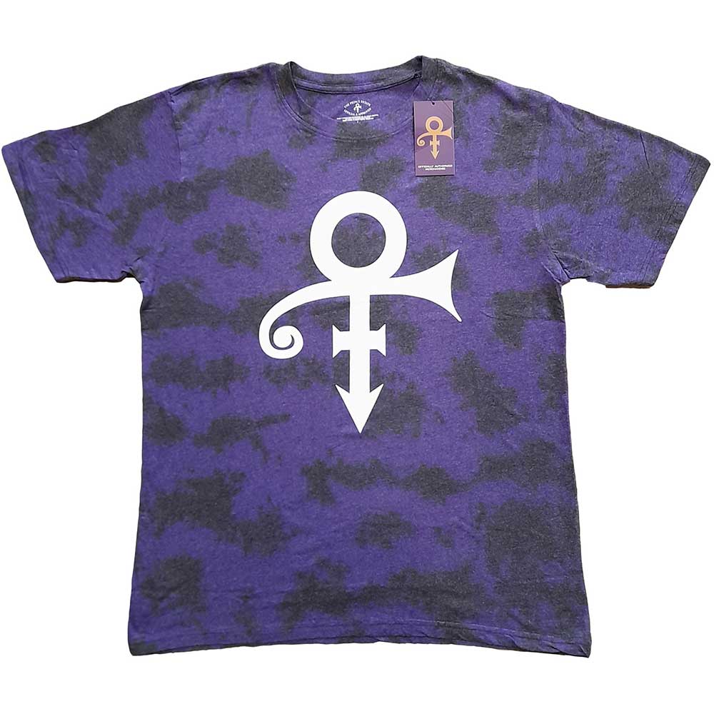 Prince Unisex T-Shirt: White Symbol (Dip-Dye) (XX-Large)