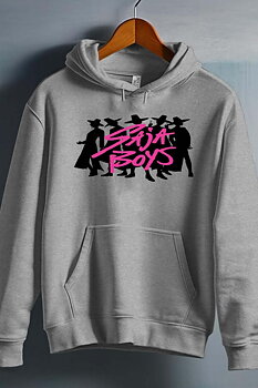 Saja Boys Kpop Demon Hunters Barn Hoodie - Hombre - Grå - Unisex