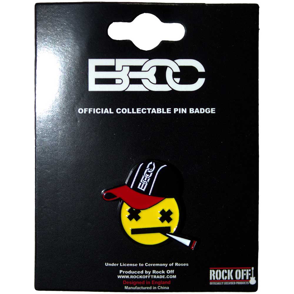 Bad Boy Chiller Crew Pin Badge: Emoji Logo