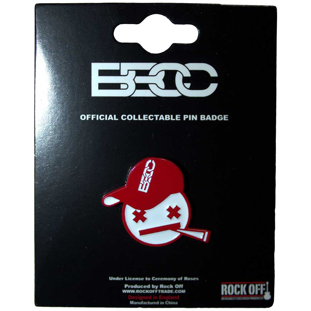 Bad Boy Chiller Crew Pin Badge: Red Emoji