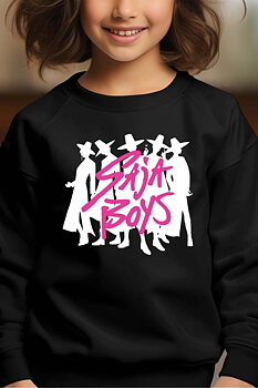 Saja Boys Kpop Demon Hunters Barn Sweatshirt - Hombre - Svart - Unisex