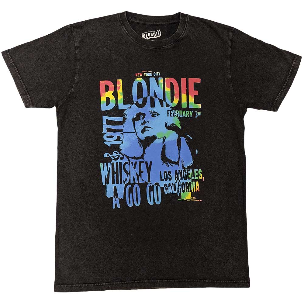Blondie Unisex T-Shirt: Whiskey A Go Go (Medium)
