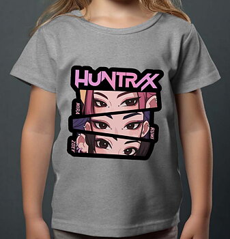 Huntrix kids t-shirt: "Christmas" - gray - size 12-14 years