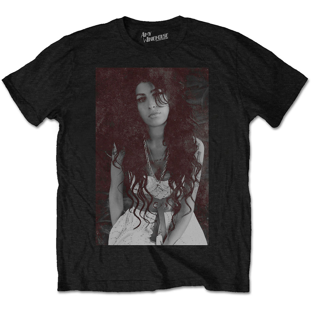 Amy Winehouse Unisex T-Shirt: Back to Black Chalk Board (X-Large)