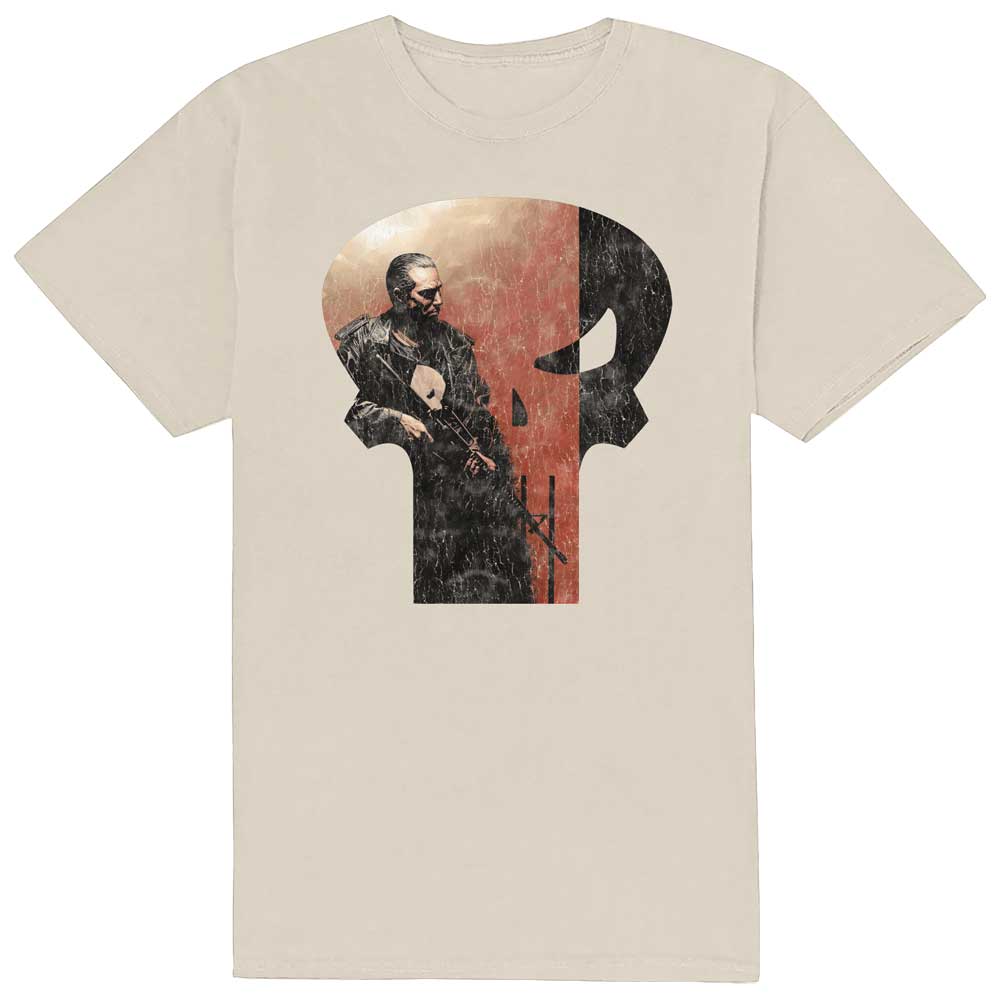 Marvel Comics Unisex T-Shirt: Skull Outline Character (X-Large)