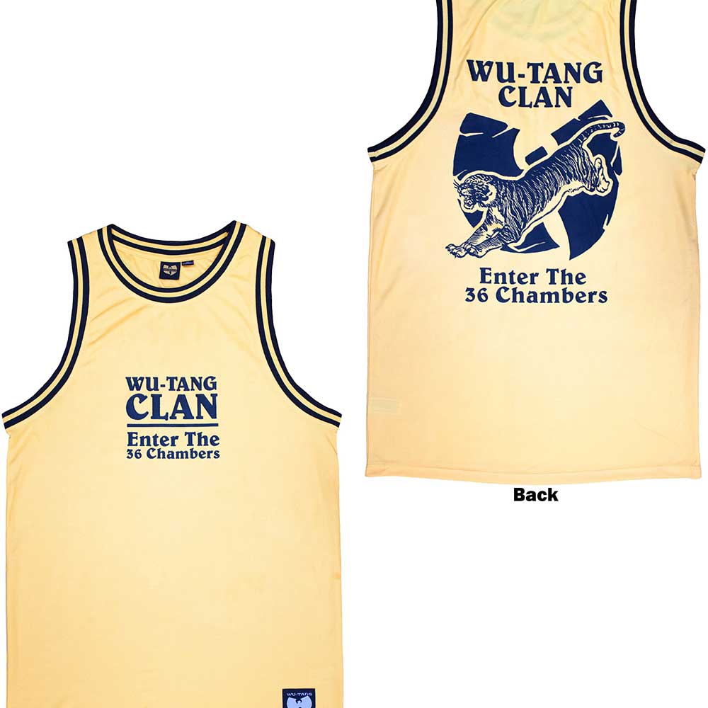 Wu-Tang Clan Unisex Vest T-Shirt: Enter The 36 Chambers (Back Print & Ex-Tour) (X-Small)