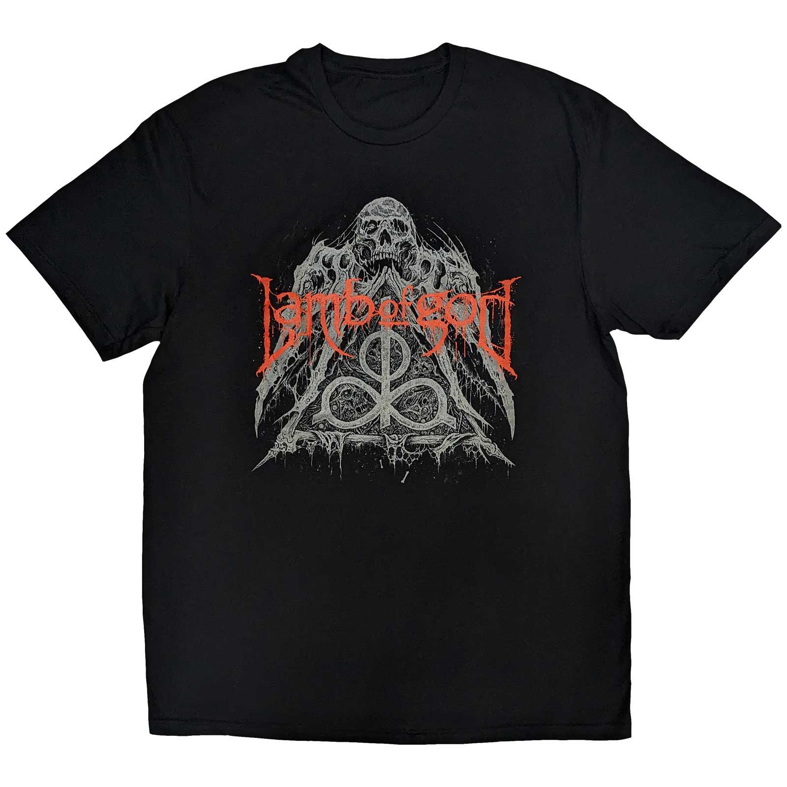 Lamb Of God Unisex T-Shirt: Skull Pyramid (Small)