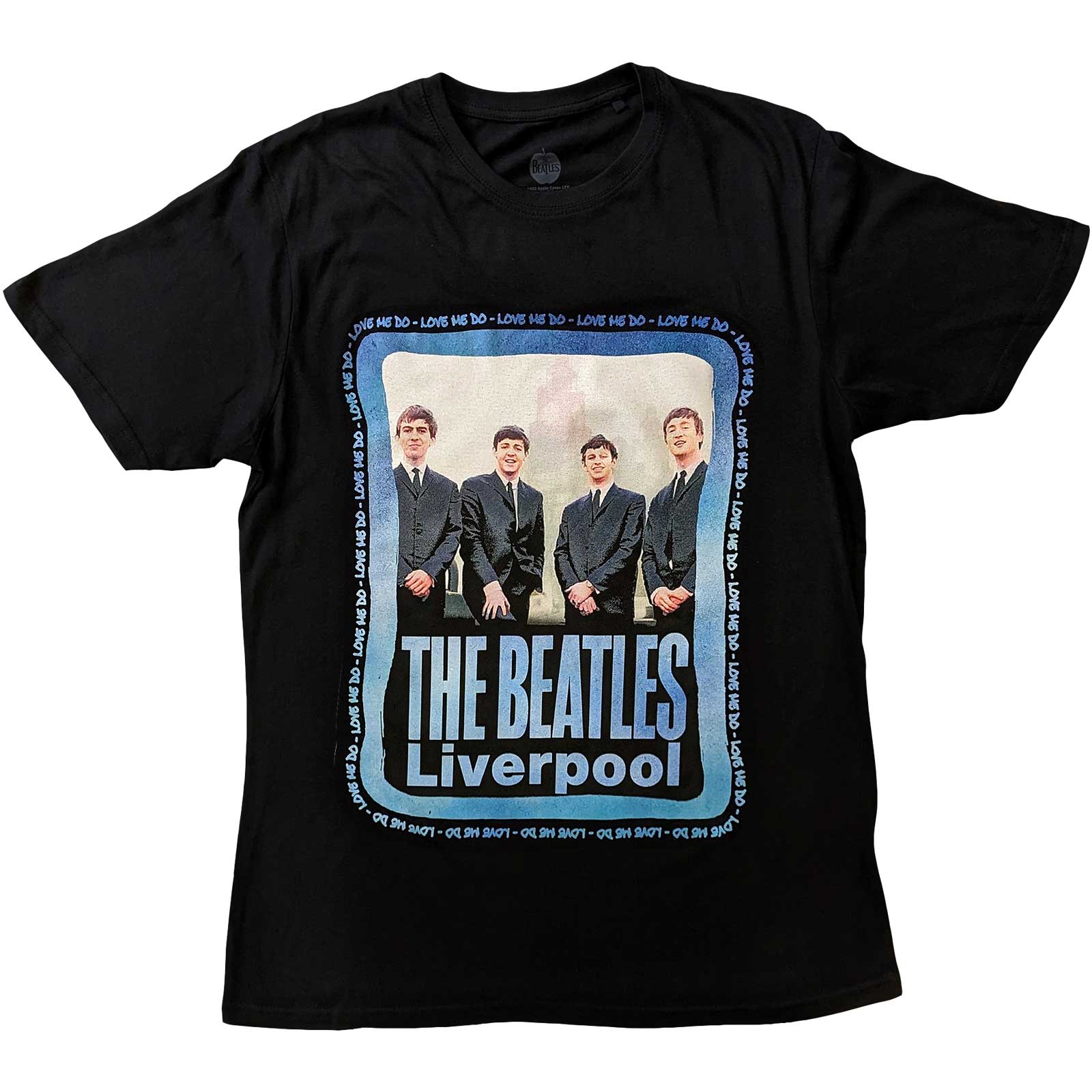 The Beatles Unisex T-Shirt: Pier Head Frame (Medium)