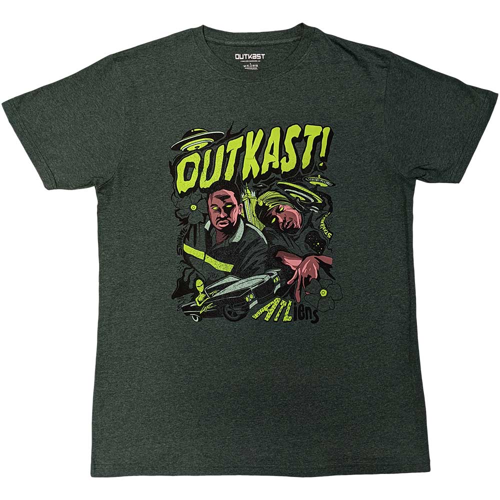 Outkast Unisex T-Shirt: ATLiens (X-Large)