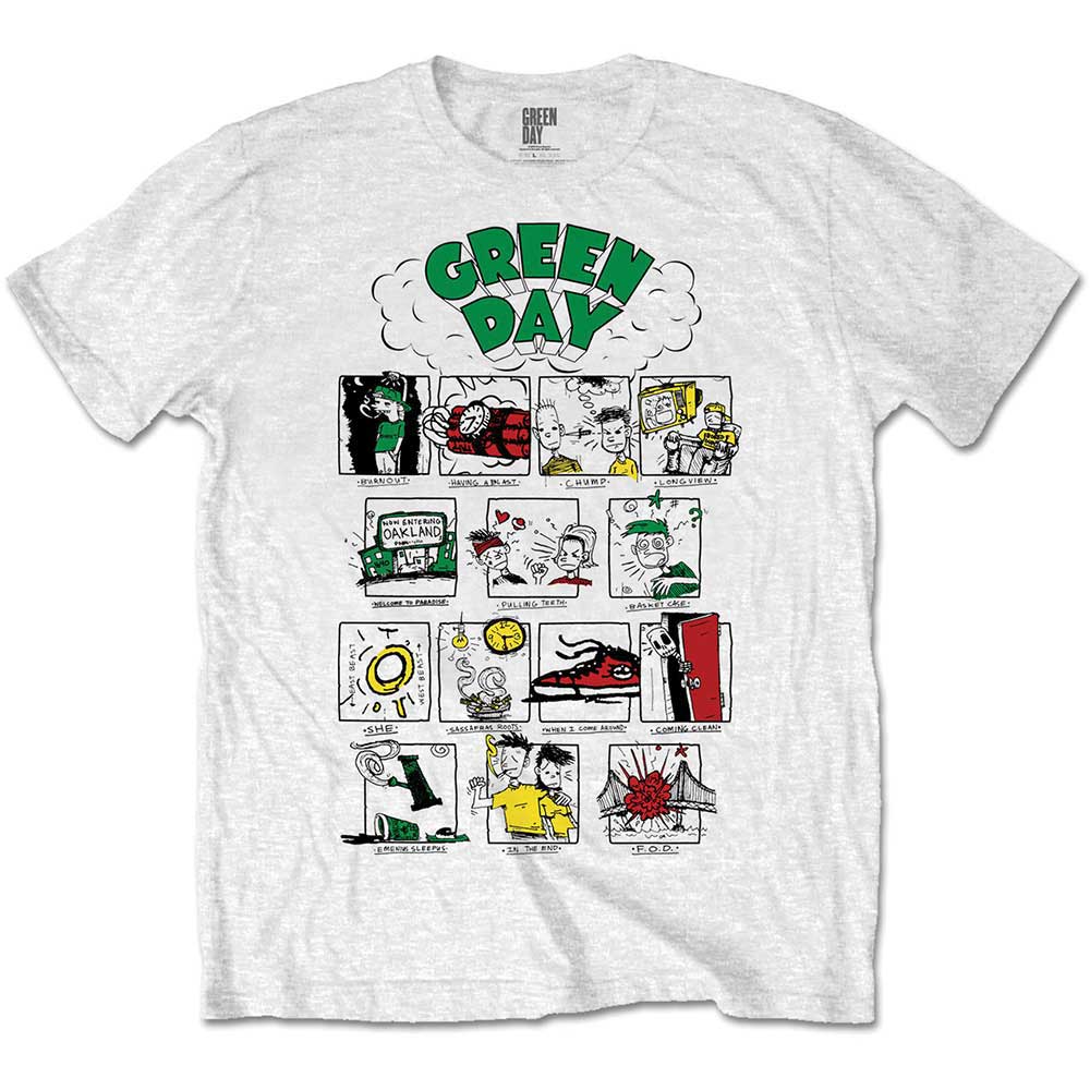 Green Day Kids T-Shirt: Dookie RRHOF (3-4 Years)