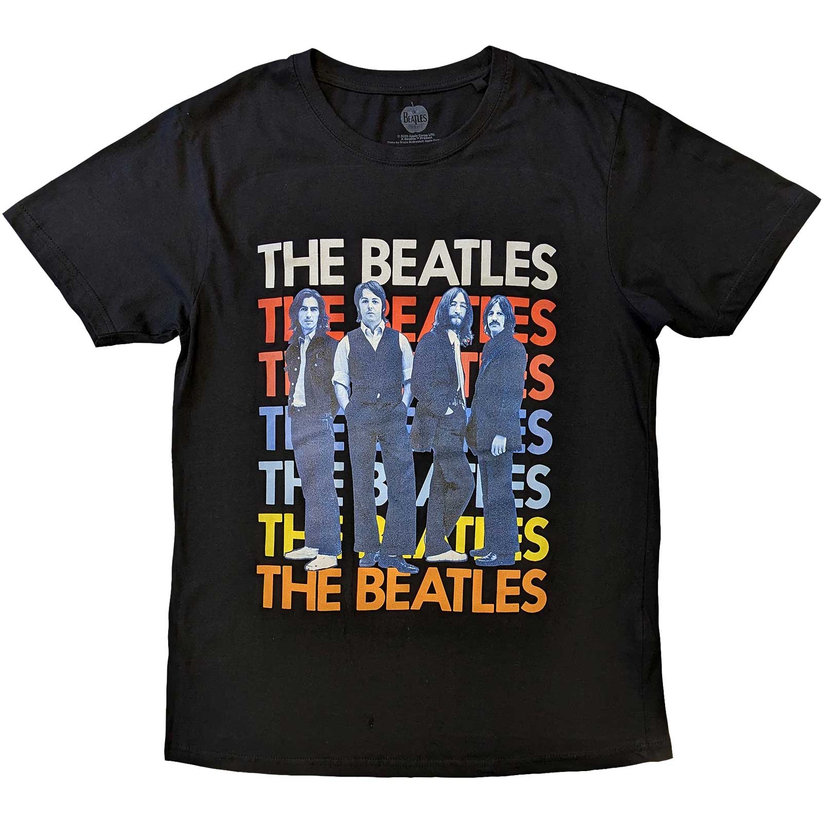 The Beatles Unisex T-Shirt: Iconic Multicolour (Small)
