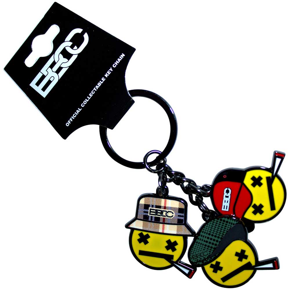Bad Boy Chiller Crew Keychain: Emoji Charms