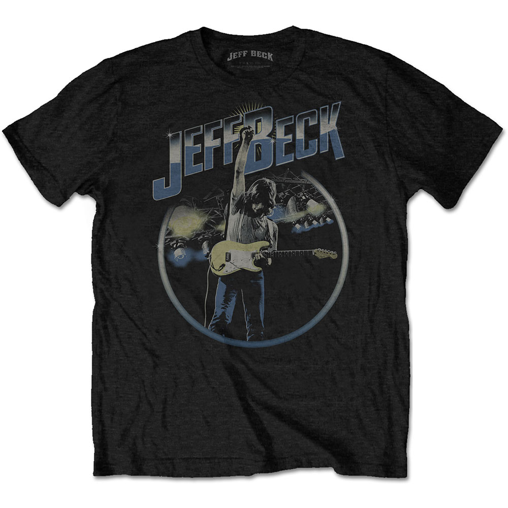 Jeff Beck Unisex T-Shirt: Circle Stage (Small)