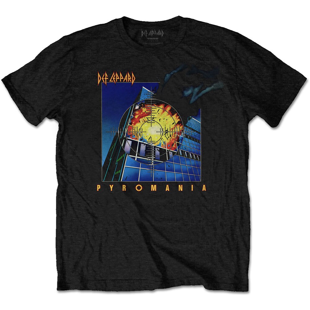 Def Leppard Unisex T-Shirt: Pyromania (Small) - 2