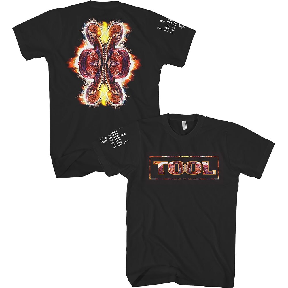 Tool Unisex T-Shirt: Parabola Logo (Back & Sleeve Print) (Small)