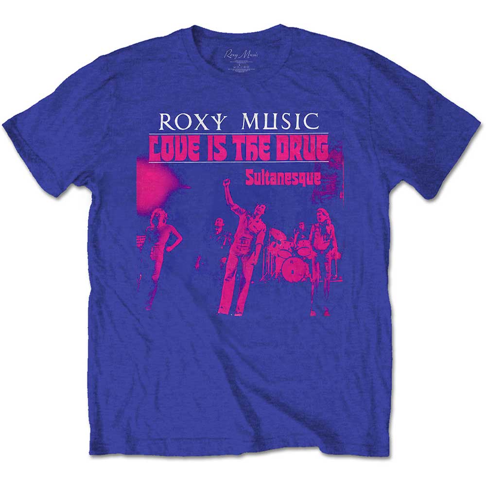 Roxy Music Unisex T-Shirt: Love Is The Drug (X-Large)