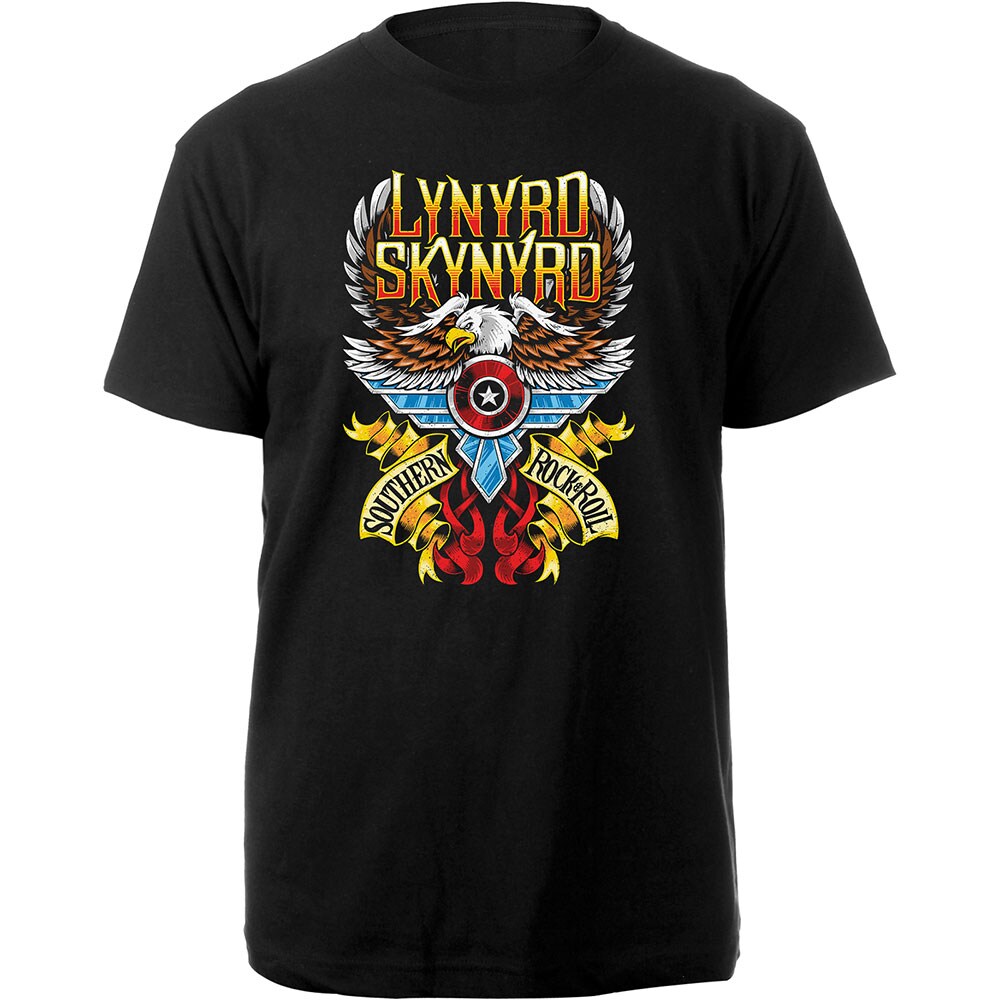 Lynyrd Skynyrd Unisex T-Shirt: Southern Rock & Roll (Large)