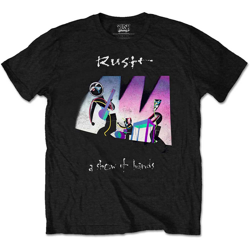 Rush Unisex T-Shirt: Show of Hands (Small) - 2