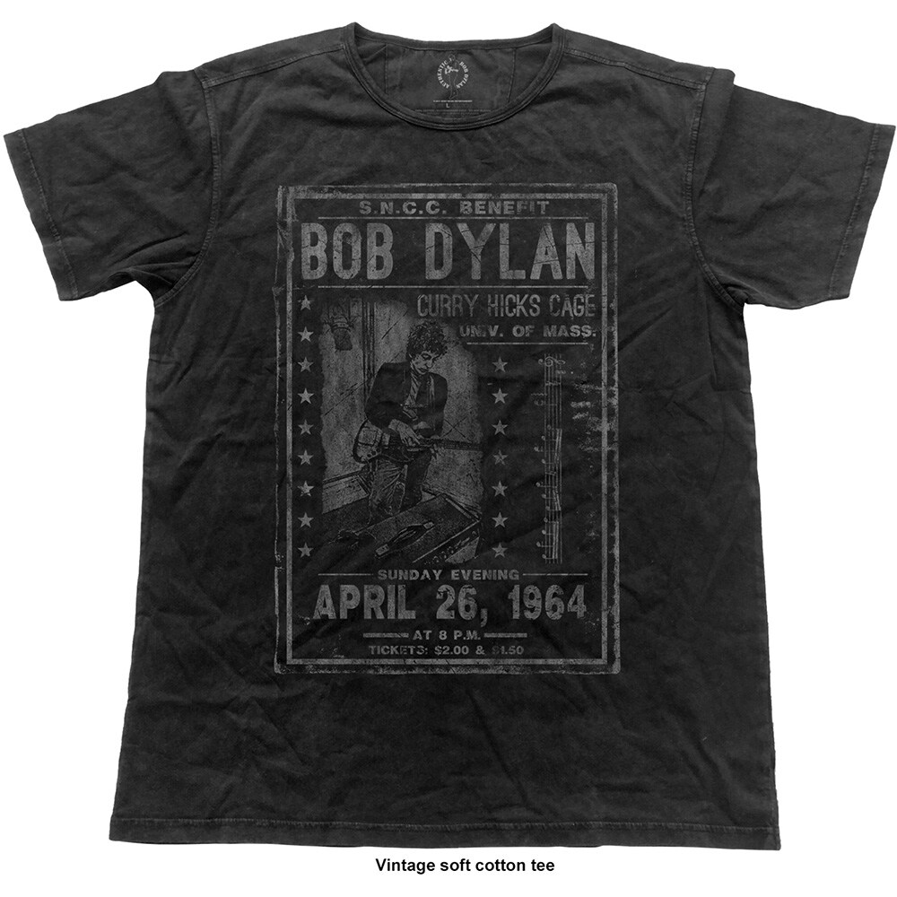 Bob Dylan Unisex Fashion Tee: Curry Hicks Cage Vintage (Vintage Finish) (XX-Large) - 2
