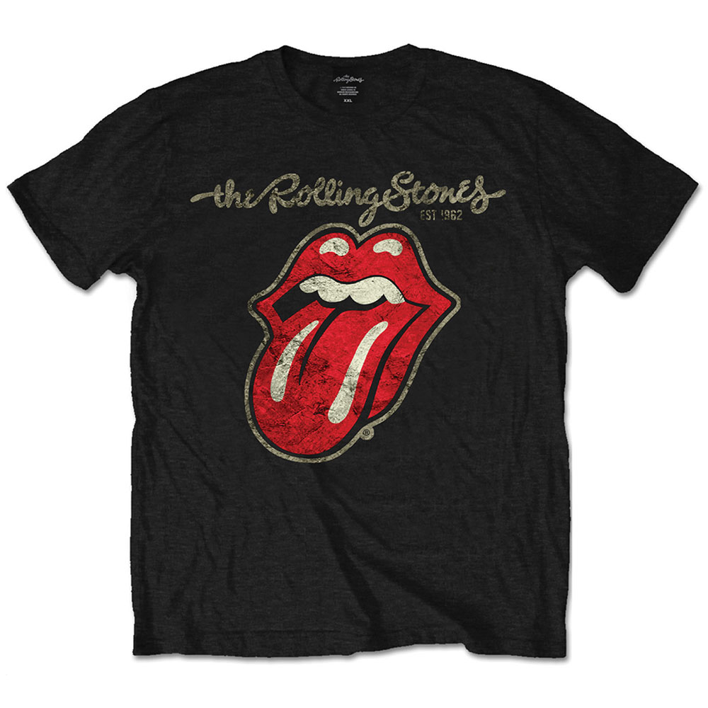 The Rolling Stones Unisex T-Shirt: Plastered Tongue (Small)