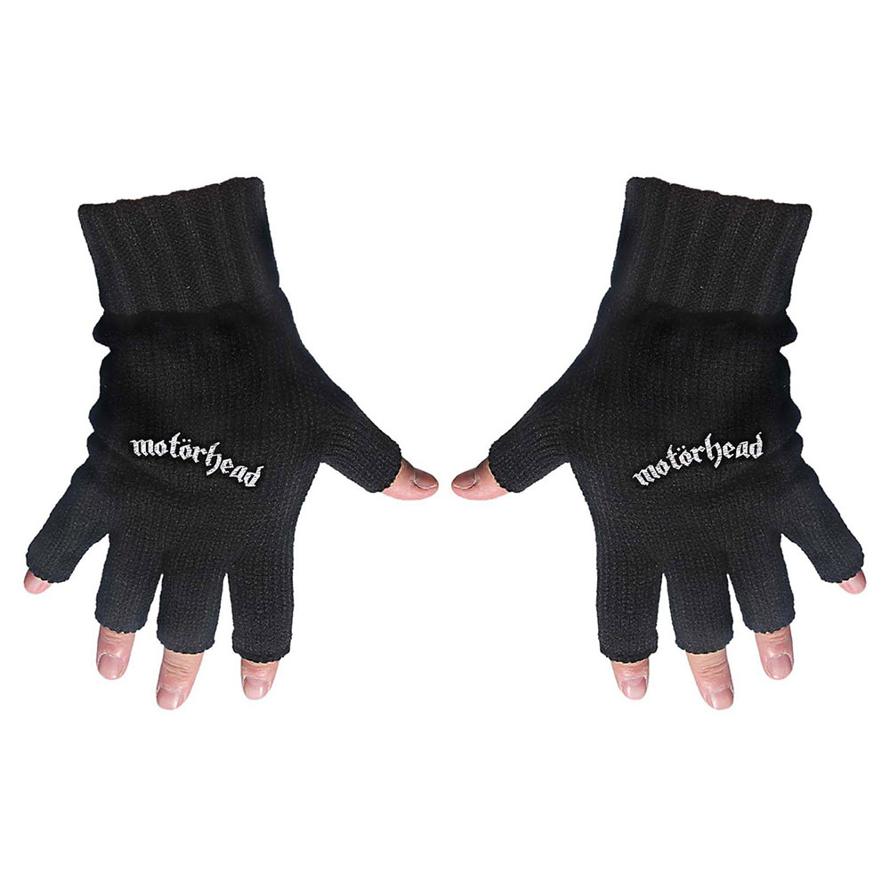 Motorhead Unisex Fingerless Gloves: Logo