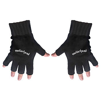 Motorhead Unisex Fingerless Gloves: Logo