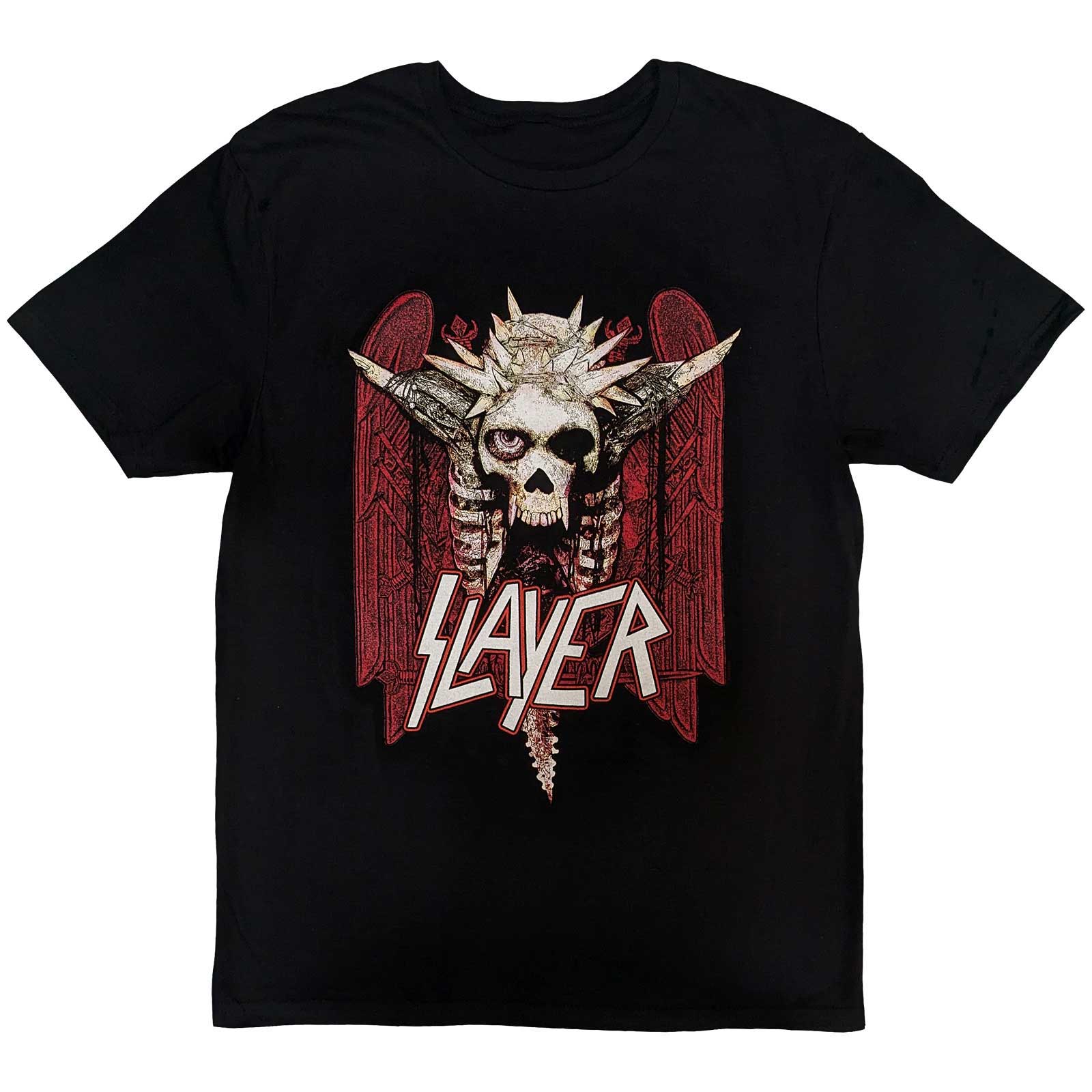 Slayer Unisex T-Shirt: Nailed Red (Medium)