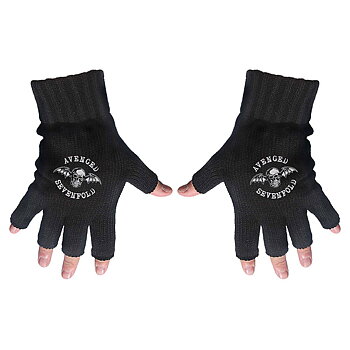 Avenged Sevenfold Unisex Fingerless Gloves: Death Bat