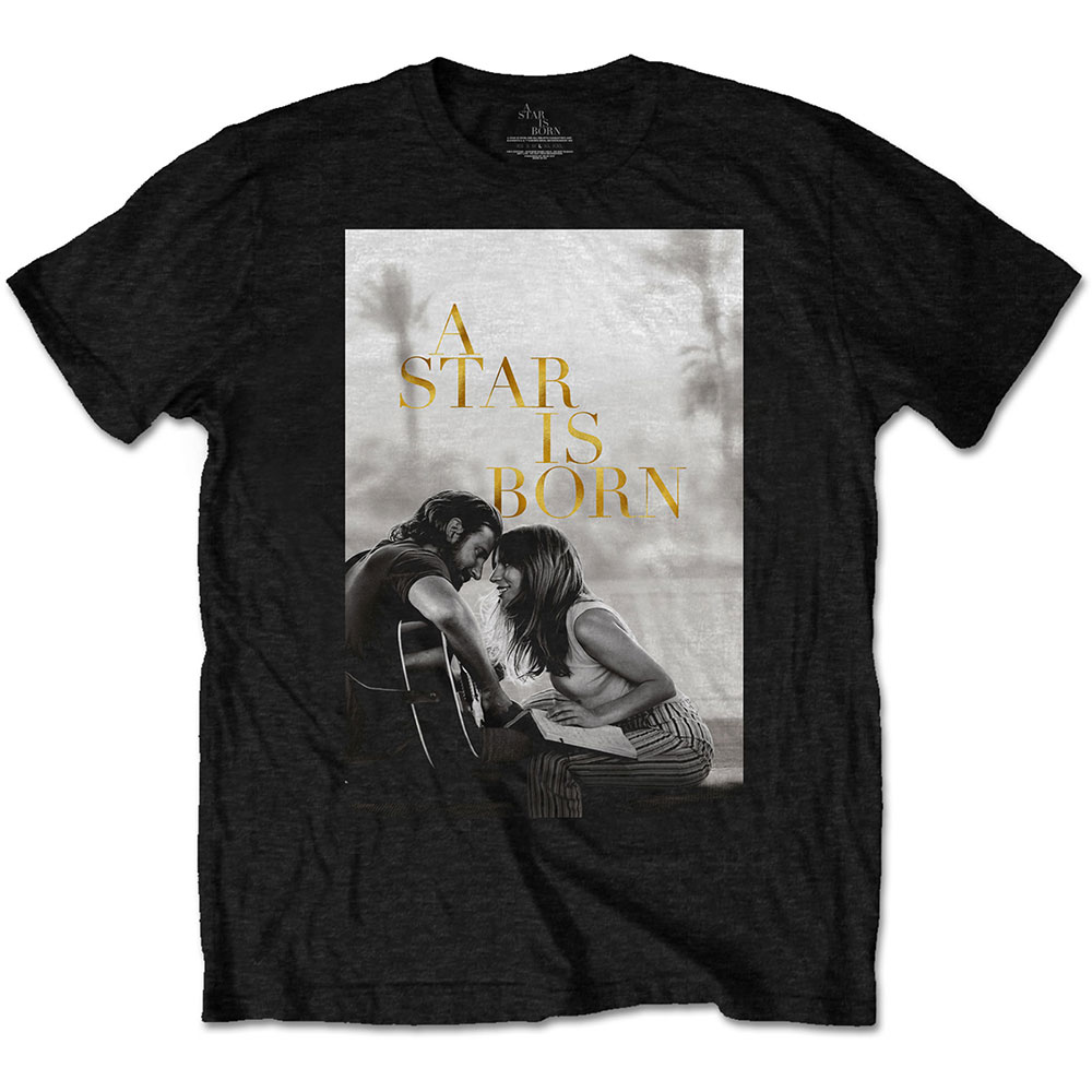 A Star Is Born Unisex T-Shirt: Jack & Ally Movie Poster (Medium)