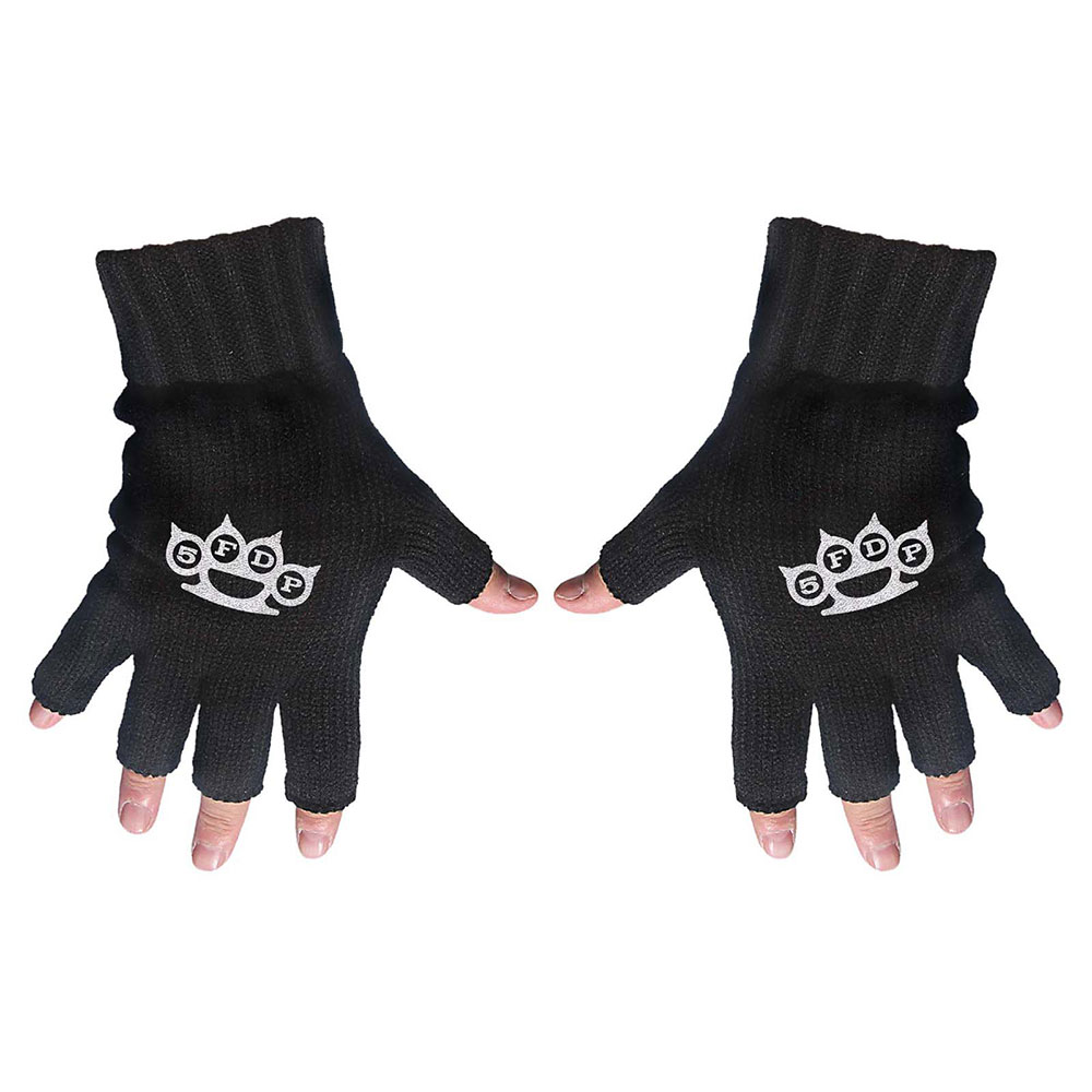 Five Finger Death Punch Unisex Fingerless Gloves: Logo - 2