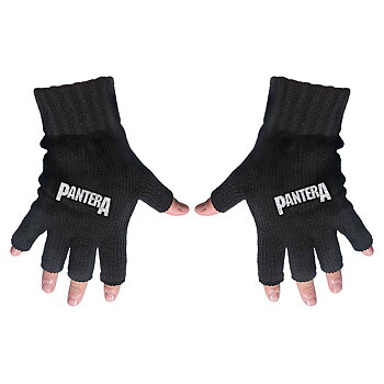 Pantera Unisex Fingerless Gloves: Logo