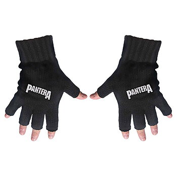 Pantera Unisex Fingerless Gloves: Logo